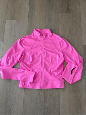 Final Mile Lululemon athletica Hot Pink Full-Zip Athletic Jacket